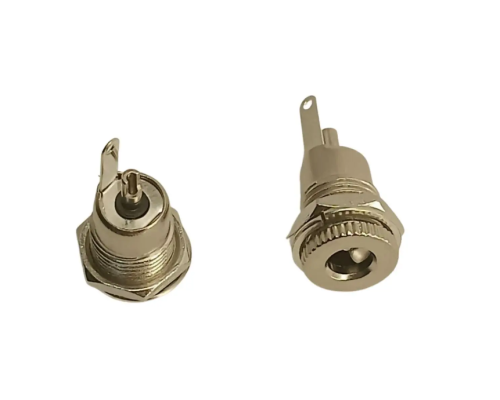 Металеве гніздо живлення 5.5x2.5 мм для корпусного монтажу - надійне підключення електроживлення