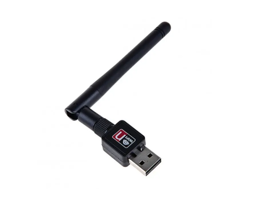 Бездротовий Wi-Fi адаптер, USB 2.0, 150 Мбіт/с, чорний, компактний дизайн