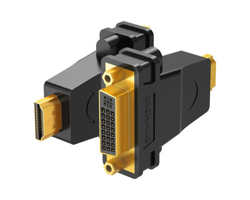 Адаптер UGREEN HDMI Male to DVI (24+5) Female Adapter (Black)(UGR-20123) (UGR-20123)