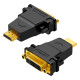 Адаптер UGREEN HDMI Male to DVI (24+5) Female Adapter (Black)(UGR-20123) (UGR-20123)