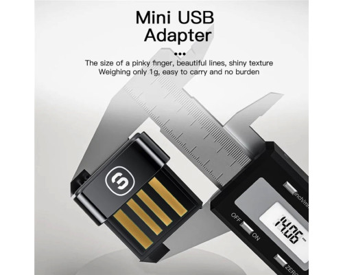 Bluetooth-адаптер ESSAGER Mini BT5.0 Adapter Black (EBT50-MN01)