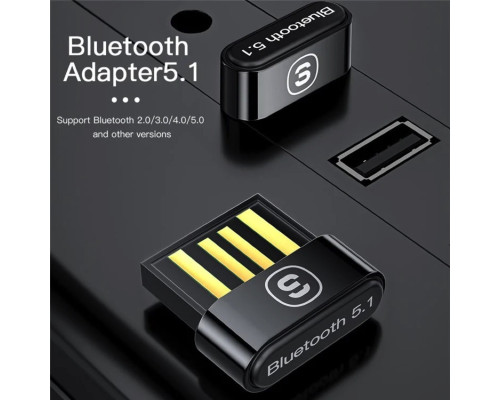 Bluetooth-адаптер ESSAGER Mini BT5.0 Adapter Black (EBT50-MN01)