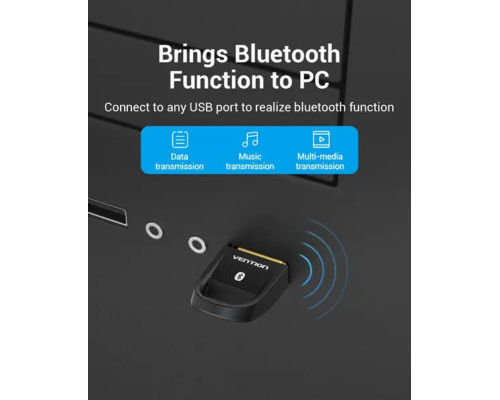 Адаптер Vention USB Bluetooth5.0 Adapter Black (CDSB0) (CDSB0)