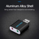 Адаптер Vention USB External Sound Card Black Metal Type (VAB-S17-B) (VAB-S17-B)