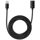 Кабель-подовжувач Baseus AirJoy Series USB3.0 Extension Cable 3m Cluster Black (B00631103111-04)