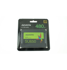 Жорсткий диск 2.5 SSD 480GB ADATA ULTIMATE SU650 Series, ASU650SS-480GT-R, 3D NAND, SATA-III 6Gb/s, зап/чит. - 450/520мб/с NBB-81451