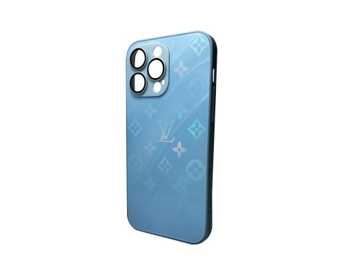 Чохол для смартфона AG Glass Gradient LV Frame for Apple iPhone 14 Pro Sierra Blue