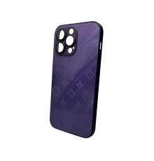 Чохол для смартфона AG Glass Gradient LV Frame for Apple iPhone 12 Pro Max Deep Purple