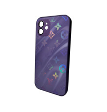 Чохол для смартфона AG Glass Gradient LV Frame for Apple iPhone 11 Deep Purple