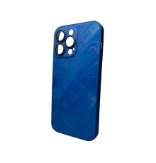 Чохол для смартфона AG Glass Gradient LV Frame for Apple iPhone 14 Pro Navy Blue