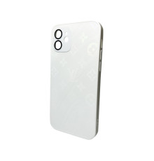 Чохол для смартфона AG Glass Gradient LV Frame for Apple iPhone 12 Pearly White