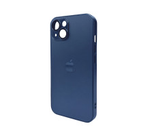 Чохол для смартфона AG Glass Matt Frame Color Logo for Apple iPhone 13 Navy Blue