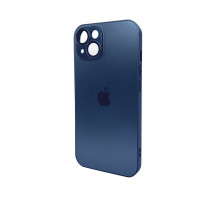 Чохол для смартфона AG Glass Matt Frame Color Logo for Apple iPhone 14 Navy Blue