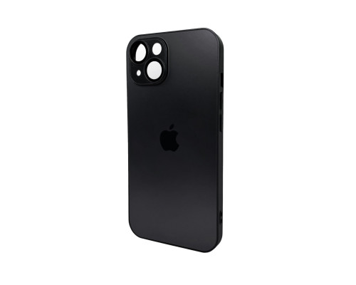 Чохол для смартфона AG Glass Matt Frame Color Logo for Apple iPhone 14 Graphite Black