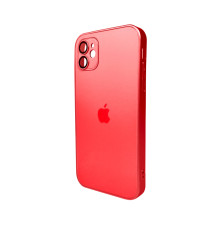 Чохол для смартфона AG Glass Matt Frame Color Logo for Apple iPhone 11 Coke Red