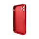 Чохол для смартфона AG Glass Matt Frame Color Logo for Apple iPhone 11 Coke Red