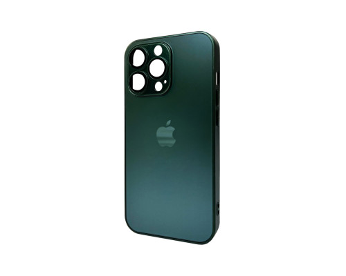 Чохол для смартфона AG Glass Matt Frame Color Logo for Apple iPhone 11 Pro Max Cangling Green