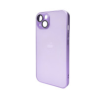 Чохол для смартфона AG Glass Matt Frame Color Logo for Apple iPhone 12 Light Purple