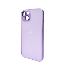 Чохол для смартфона AG Glass Matt Frame Color Logo for Apple iPhone 12 Light Purple