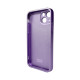 Чохол для смартфона AG Glass Matt Frame Color Logo for Apple iPhone 12 Light Purple