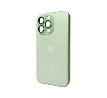 Чохол для смартфона AG Glass Matt Frame Color Logo for Apple iPhone 12 Pro Light Green