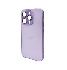 Чохол для смартфона AG Glass Matt Frame Color Logo for Apple iPhone 14 Pro Light Purple