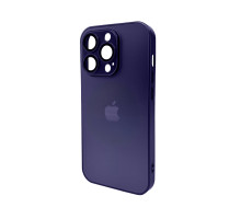 Чохол для смартфона AG Glass Matt Frame Color Logo for Apple iPhone 14 Pro Deep Purple