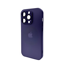 Чохол для смартфона AG Glass Matt Frame Color Logo for Apple iPhone 14 Pro Deep Purple