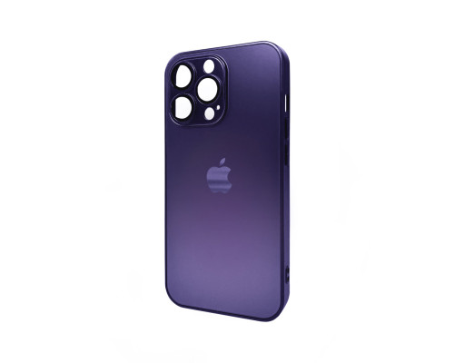 Чохол для смартфона AG Glass Matt Frame Color Logo for Apple iPhone 11 Pro Max Deep Purple