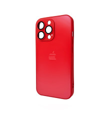 Чохол для смартфона AG Glass Matt Frame Color Logo for Apple iPhone 11 Pro Max Coke Red