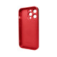 Чохол для смартфона AG Glass Matt Frame Color Logo for Apple iPhone 11 Pro Max Coke Red