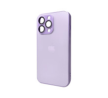 Чохол для смартфона AG Glass Matt Frame Color Logo for Apple iPhone 12 Pro Light Purple