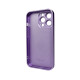 Чохол для смартфона AG Glass Matt Frame Color Logo for Apple iPhone 12 Pro Light Purple