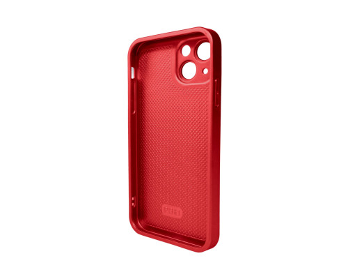 Чохол для смартфона AG Glass Matt Frame Color Logo for Apple iPhone 13 Coke Red