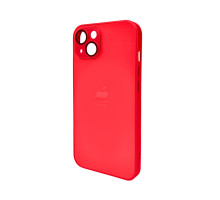 Чохол для смартфона AG Glass Matt Frame Color Logo for Apple iPhone 13 Coke Red