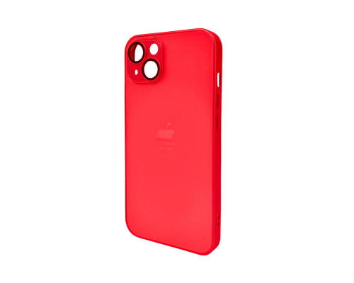 Чохол для смартфона AG Glass Matt Frame Color Logo for Apple iPhone 13 Coke Red