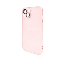 Чохол для смартфона AG Glass Matt Frame Color Logo for Apple iPhone 13 Chanel Pink