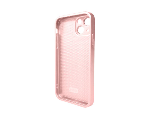 Чохол для смартфона AG Glass Matt Frame Color Logo for Apple iPhone 13 Chanel Pink