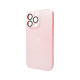 Чохол для смартфона AG Glass Matt Frame Color Logo for Apple iPhone 13 Pro Chanel Pink