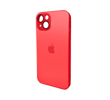 Чохол для смартфона AG Glass Matt Frame Color Logo for Apple iPhone 15 Coke Red