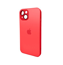 Чохол для смартфона AG Glass Matt Frame Color Logo for Apple iPhone 15 Coke Red