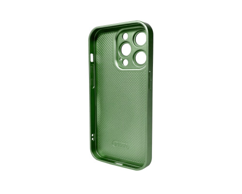 Чохол для смартфона AG Glass Matt Frame Color Logo for Apple iPhone 15 Pro Light Green