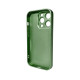 Чохол для смартфона AG Glass Matt Frame Color Logo for Apple iPhone 15 Pro Light Green