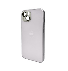 Чохол для смартфона AG Glass Matt Frame Color Logo for Apple iPhone 13 Titanium Grey