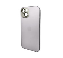 Чохол для смартфона AG Glass Matt Frame Color Logo for Apple iPhone 15 Titanium Grey