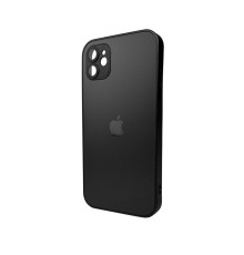 Чохол для смартфона AG Glass Matt Frame Color Logo for Apple iPhone 11 Graphite Black
