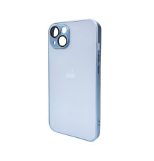 Чохол для смартфона AG Glass Matt Frame Color Logo for Apple iPhone 13 Sierra Blue