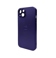 Чохол для смартфона AG Glass Matt Frame Color Logo for Apple iPhone 13 Deep Purple