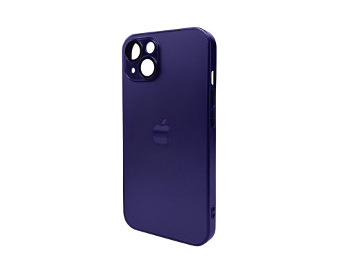 Чохол для смартфона AG Glass Matt Frame Color Logo for Apple iPhone 13 Deep Purple