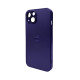 Чохол для смартфона AG Glass Matt Frame Color Logo for Apple iPhone 13 Deep Purple